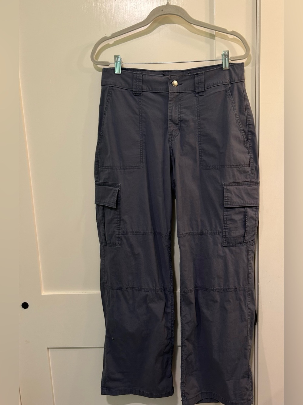 BDG Dark Gray/ Blue BDG Relaxed‑Fit Cargo Pants- Size M
